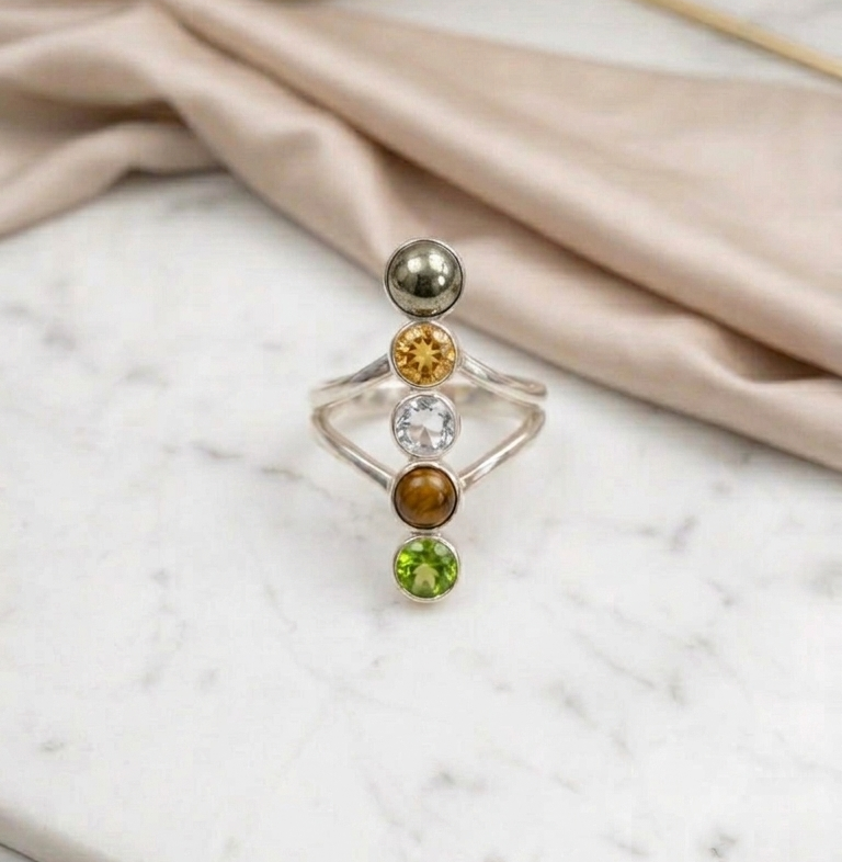 Astropreet Silver Dhan Yog Ring