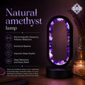 Astropreet Natural Amethyst Crystal Lamp (OVAL) – The Stone of Serenity & Intuition